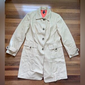 Work to weekend, tan trench coat